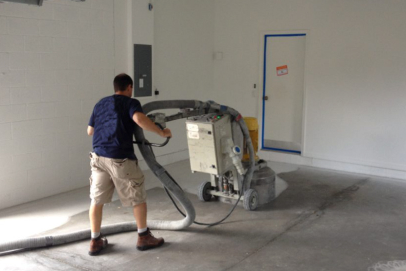 Floor Prep - Coating Removal